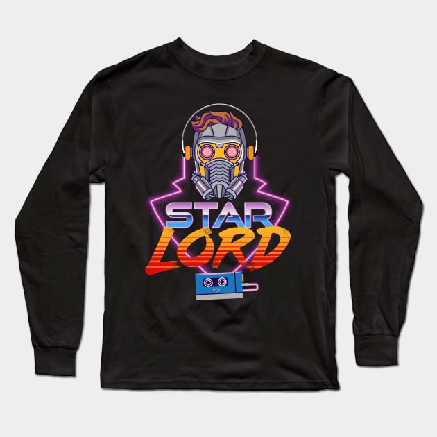 Star Lord Long Sleeve T-Shirt by bennyd302